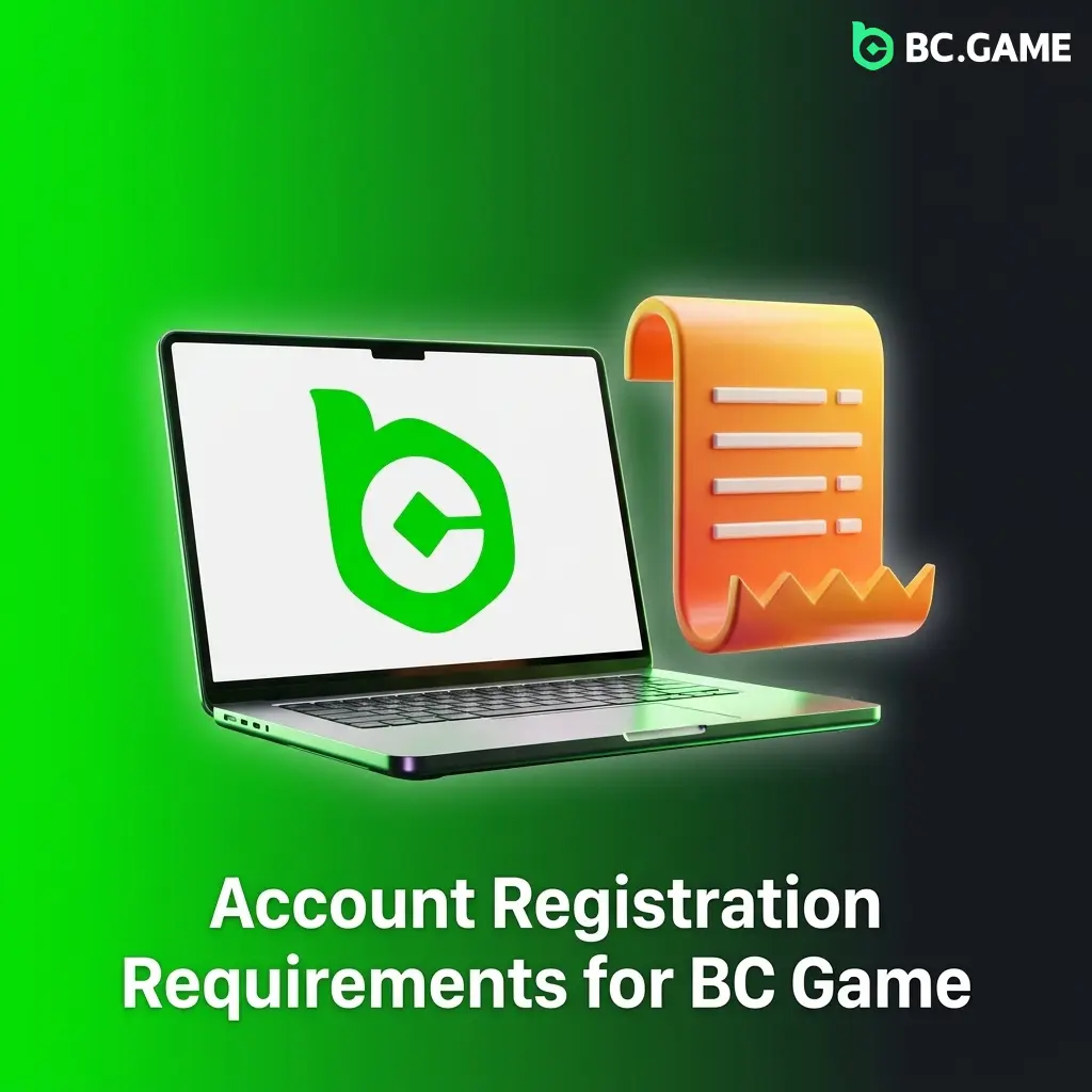 BC Game account registration requirements for Indian users including age limit, legal jurisdiction, and identity verification rules