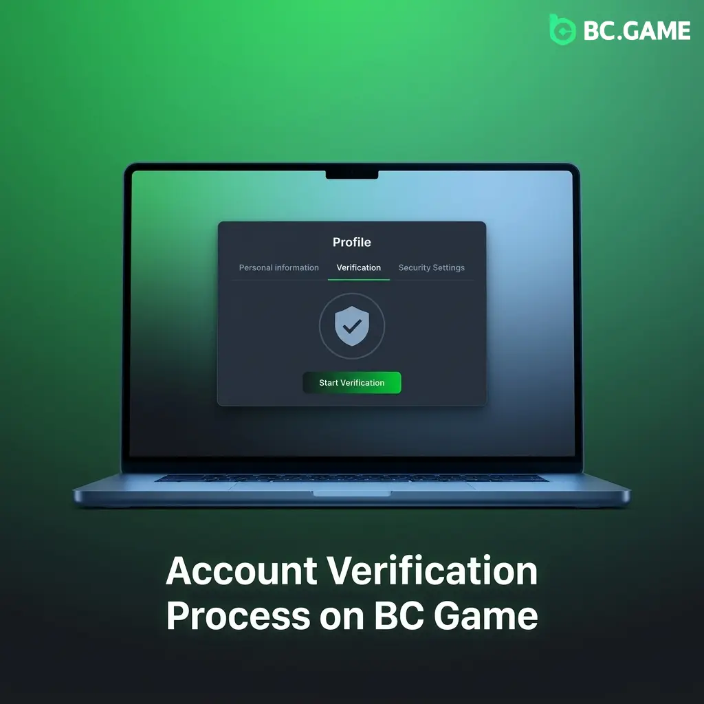 BC Game account KYC verification process showing identity document upload and approval steps for Indian users