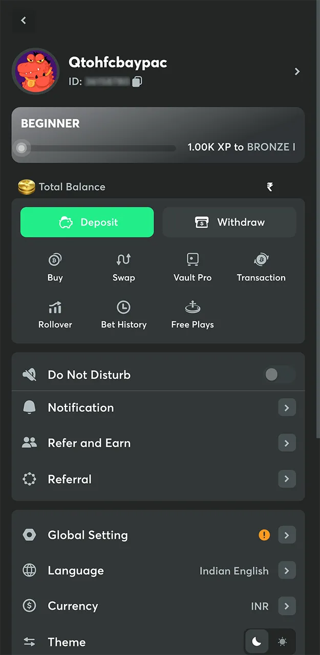 Please wait for your account to be verified in the BC Game affiliate program.