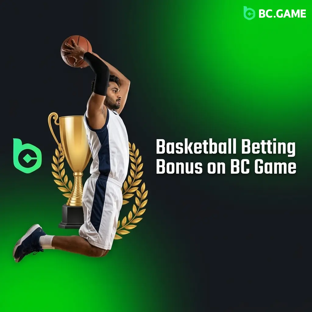 BC Game sports welcome bonus 180% up to 20,000 BCD for basketball betting on NBA and EuroLeague markets