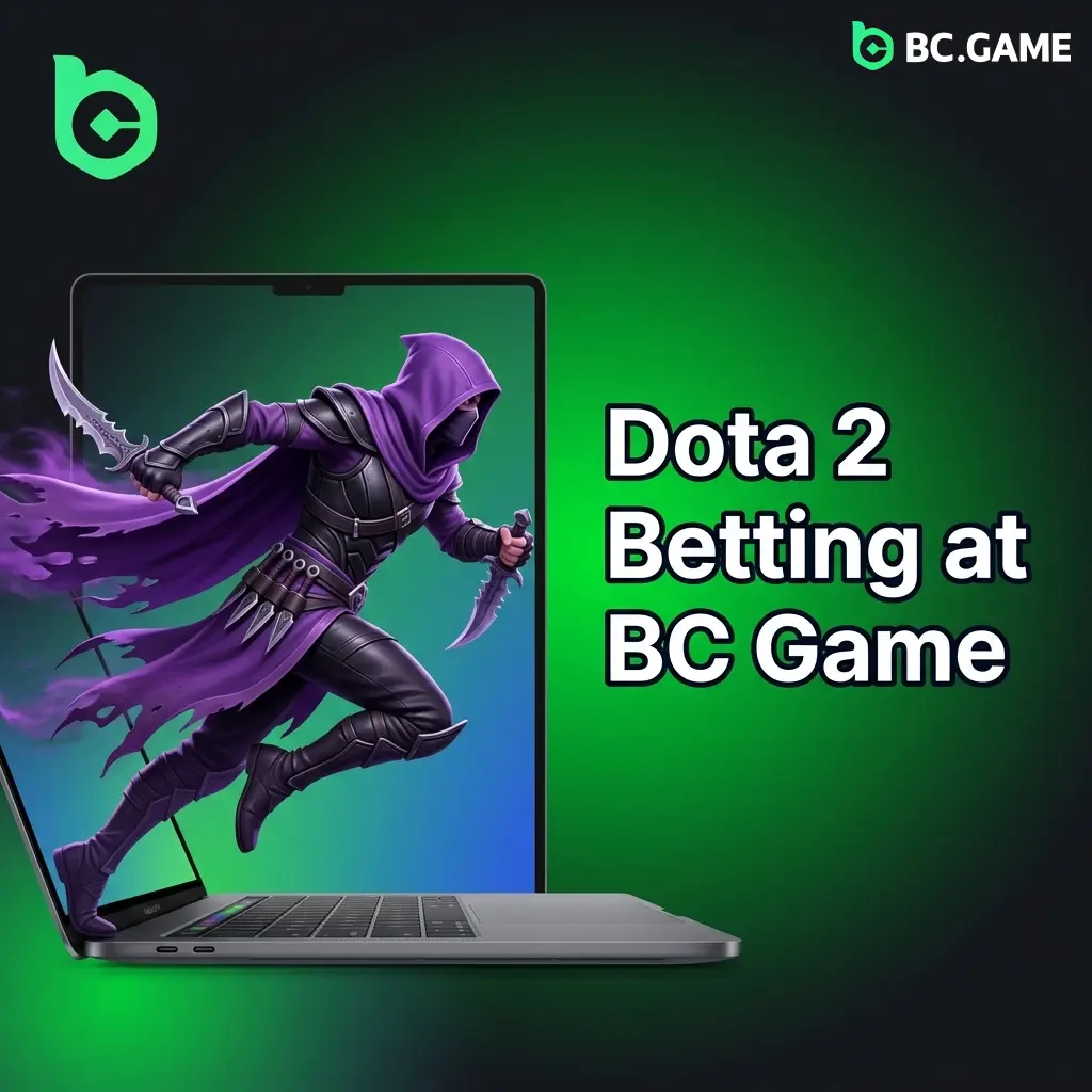 Dota 2 betting markets at BC Game including match winners, live betting, and top tournaments like The International