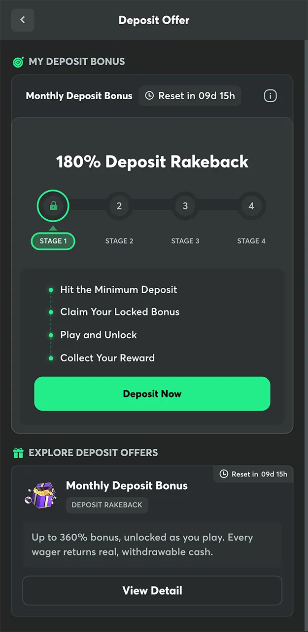 Learn more about the BC Game bonus and the wagering requirements.