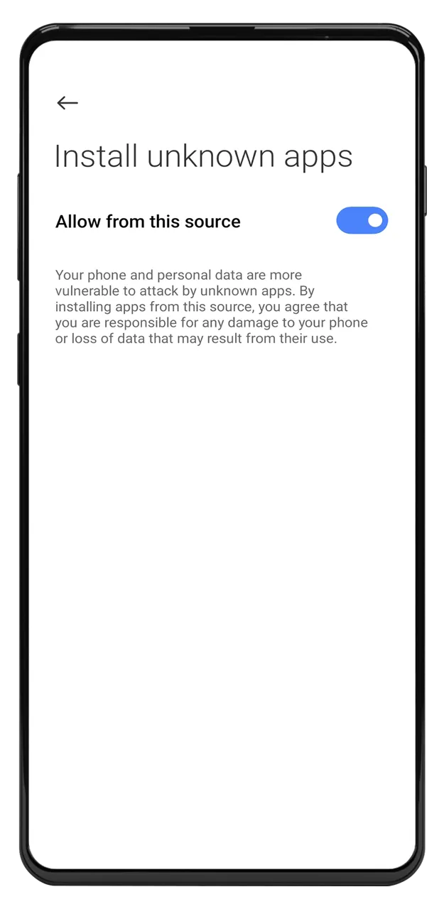 Prepare your device before installing the BC Game app.