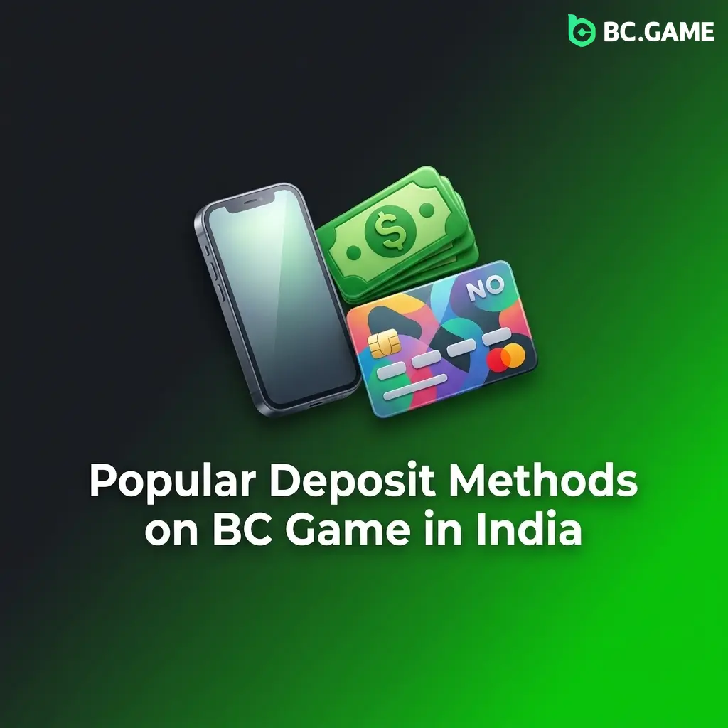 BC Game India deposit methods including UPI, PayTM, PhonePe, Bitcoin, USDT, Ethereum, and IMPS