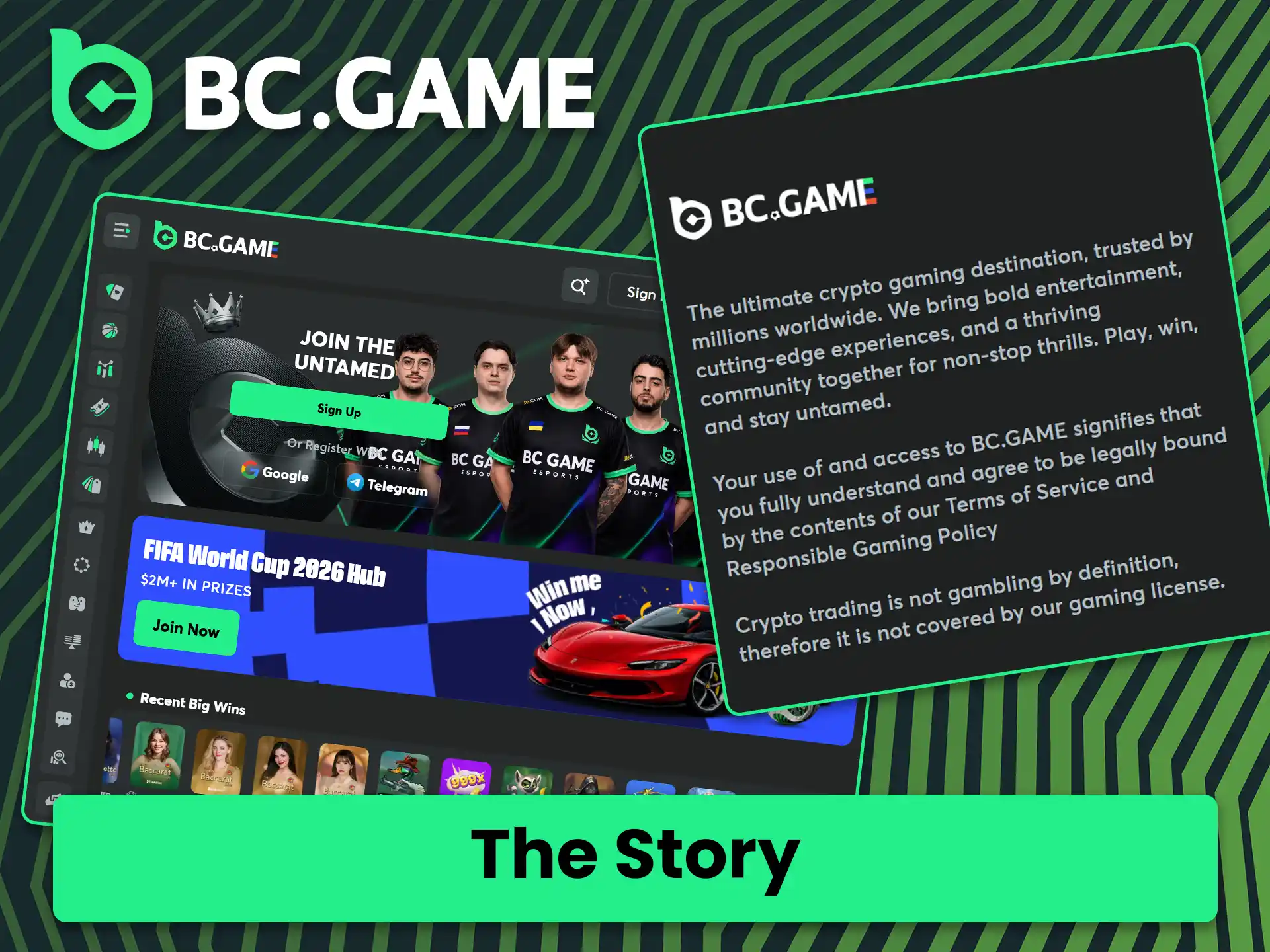 Discover the company history and the story behind BC Game.