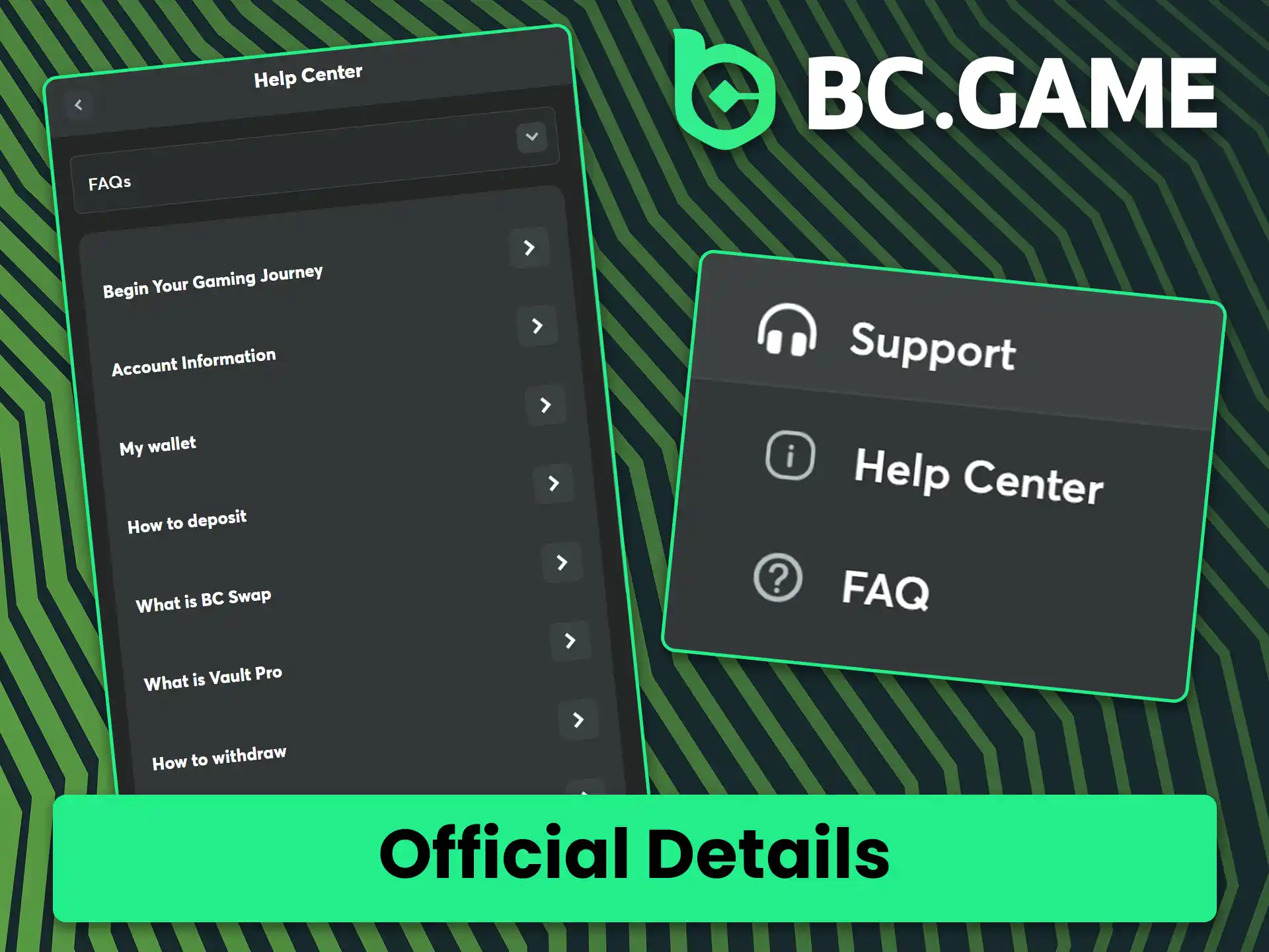 Learn important details about the BC Game platform.