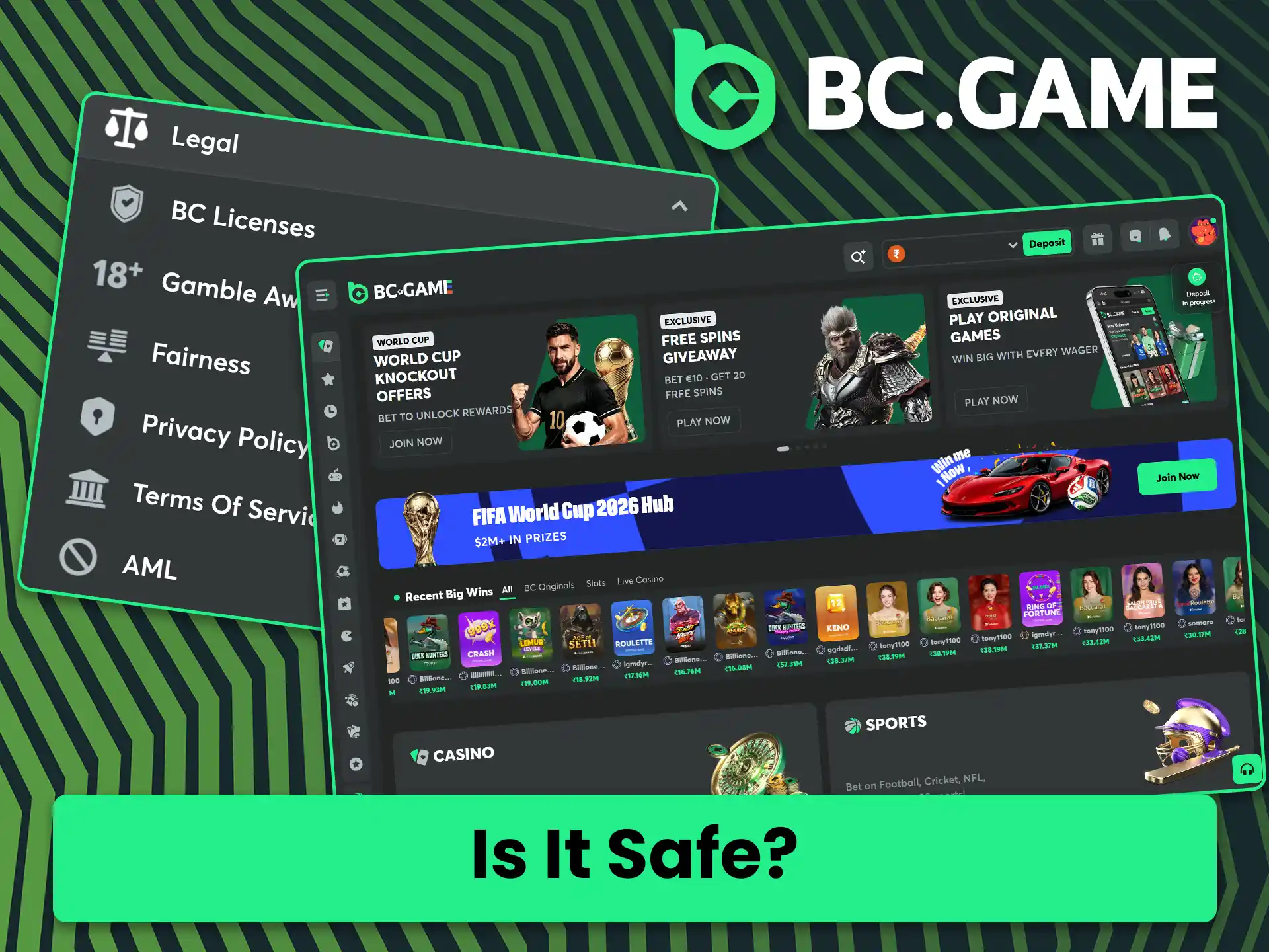 Read all about the security of the BC Game app.
