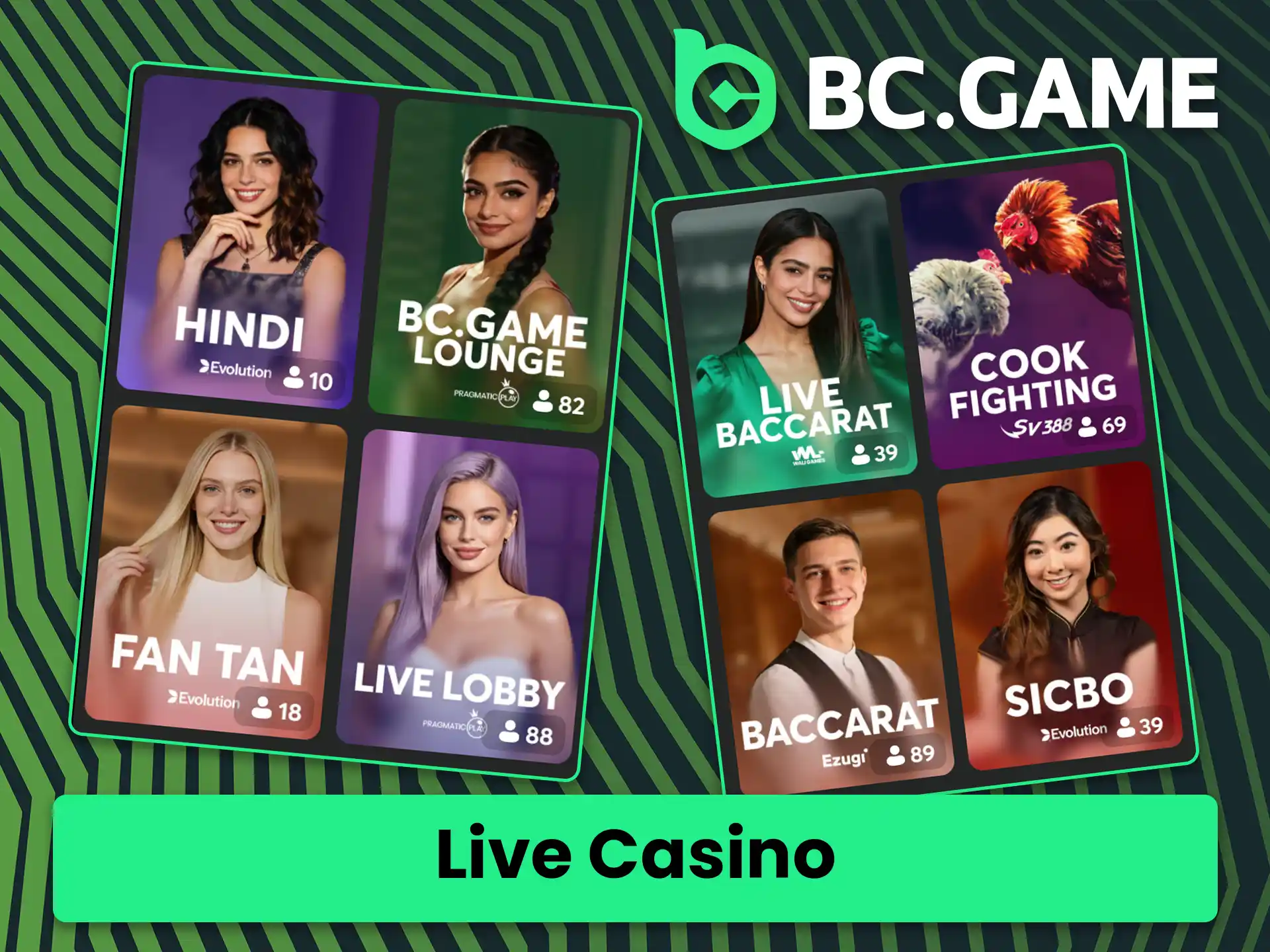 Play popular board games on BC Game.